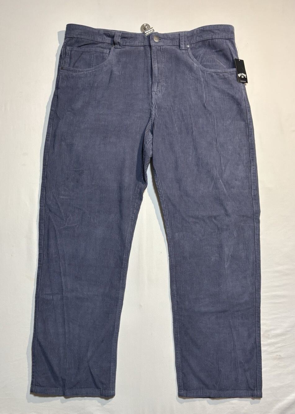 Billabong Men’s Corduroy Pants Blue Straight Leg Casual NWT 38x31 🔥